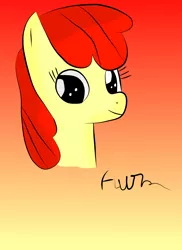 Size: 2042x2806 | Tagged: apple bloom, artist:elusive, derpibooru import, firealpaca, safe, solo