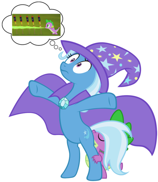 Size: 1135x1313 | Tagged: dead source, suggestive, artist:mrlolcats17, artist:porygon2z, artist:titanium-pony, derpibooru import, edit, edited screencap, screencap, vector edit, spike, trixie, pony, equestria games (episode), bipedal, blowing, cape, clothes, eyes closed, fire, fireworks, foalcon, from behind, grabbing, hat, kissing, love, sex, shipping, simple background, softcore, spixie, standing, thought bubble, transparent background, trixie's cape, trixie's hat, vector