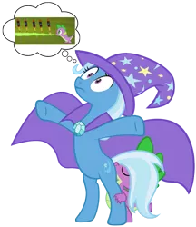 Size: 1135x1313 | Tagged: dead source, suggestive, artist:mrlolcats17, artist:porygon2z, artist:titanium-pony, derpibooru import, edit, edited screencap, screencap, vector edit, spike, trixie, pony, equestria games (episode), bipedal, blowing, cape, clothes, eyes closed, fire, fireworks, foalcon, from behind, grabbing, hat, kissing, love, sex, shipping, simple background, softcore, spixie, standing, thought bubble, transparent background, trixie's cape, trixie's hat, vector