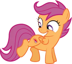 Size: 6468x5796 | Tagged: absurd resolution, artist:dark-samus1, cutie mark, derpibooru import, edit, happy, one bad apple, safe, scootaloo, simple background, solo, .svg available, transparent background, vector, vector edit