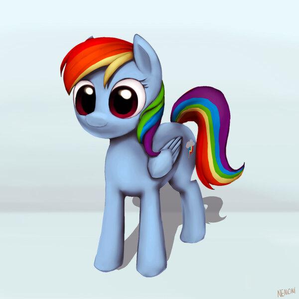 Size: 2000x2000 | Tagged: artist:n3moni, big eyes, big pupils, derpibooru import, face of mercy, pupils, rainbow dash, safe, solo