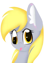 Size: 700x1000 | Tagged: safe, artist:luna756, derpibooru import, derpy hooves, pegasus, pony, :p, female, mare, solo, tongue out