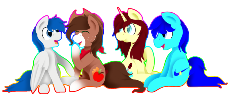 Size: 1024x455 | Tagged: safe, derpibooru import, oc, oc:autumn harvest, oc:forest flute, oc:master valor mccloud, oc:nykkes, unofficial characters only