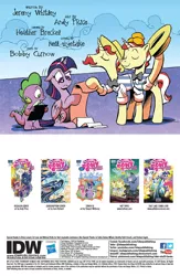 Size: 900x1384 | Tagged: safe, artist:andypriceart, derpibooru import, idw, applejack, flam, flim, fluttershy, iron will, king sombra, lightning dust, pinkie pie, princess cadance, princess celestia, princess luna, queen chrysalis, rainbow dash, rarity, spike, twilight sparkle, twilight sparkle (alicorn), alicorn, changeling, pony, siege of the crystal empire, spoiler:comic, spoiler:comic34, cover, crystal heart, flim flam brothers, mane six, wonderbolts uniform