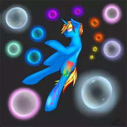 Size: 1280x1280 | Tagged: safe, artist:spirit-beat, derpibooru import, oc, oc:azure doodle, unofficial characters only, pony, unicorn, glasses