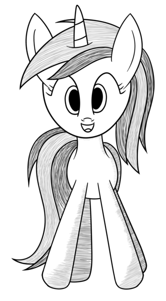 Size: 979x1771 | Tagged: artist:joey, derpibooru import, grayscale, lyra heartstrings, monochrome, safe, sketch, solo