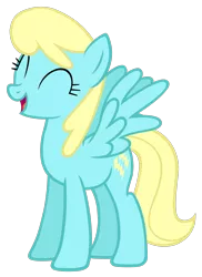 Size: 3200x4400 | Tagged: safe, artist:the-bitterman, derpibooru import, sassaflash, pegasus, pony, background pony, eyes closed, female, happy, mare, open mouth, simple background, smiling, solo, spread wings, transparent background, vector