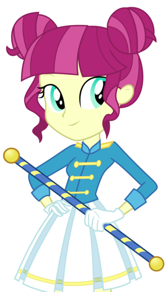 Size: 3700x6500 | Tagged: safe, artist:anonimowybrony, derpibooru import, majorette, sweeten sour, equestria girls, friendship games, .svg available, absurd resolution, background human, baton, canterlot high, chs rally song, clothes, gloves, hand on hip, inkscape, school spirit, simple background, skirt, solo, transparent background, vector, wondercolts