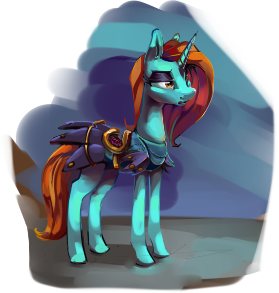 Size: 2392x2514 | Tagged: artist:alumx, canterlot boutique, derpibooru import, safe, sassy saddles, solo