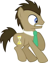 Size: 7795x10241 | Tagged: safe, artist:peora, derpibooru import, doctor whooves, time turner, pony, absurd resolution, disapproval, male, shocked, simple background, solo, stallion, transparent background, vector