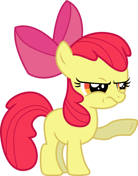 Size: 3926x5000 | Tagged: safe, artist:the-crusius, derpibooru import, apple bloom, .ai available, simple background, solo, transparent background, vector