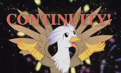 Size: 640x386 | Tagged: artist:mlp-silver-quill, classical hippogriff, continuity, derpibooru import, hippogriff, non-pony oc, oc, oc:silver quill, reaction image, safe, solo, unofficial characters only