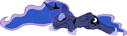 Size: 8390x2370 | Tagged: absurd resolution, artist:90sigma, derpibooru import, princess luna, safe, simple background, sleeping, solo, transparent background, vector