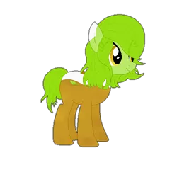 Size: 500x500 | Tagged: safe, artist:p0ne-ad0pts, derpibooru import, oc, unofficial characters only, drink pony, original species, adoptable, drink, green tea, solo