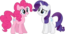 Size: 11657x6105 | Tagged: absurd resolution, artist:8-notes, artist:hawk9mm, canterlot boutique, derpibooru import, female, lesbian, pinkie pie, ponyscape, raripie, rarity, safe, shipping, simple background, .svg available, transparent background, vector