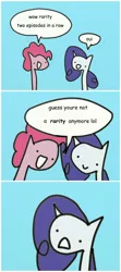 Size: 490x1100 | Tagged: artist:wollap, comic, d:, derpibooru import, french, lol, name pun, pinkie pie, pun, rarity, roasted, safe, season 5