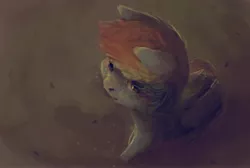 Size: 2471x1657 | Tagged: artist:sharpieboss, derpibooru import, looking up, rainbow dash, safe, solo