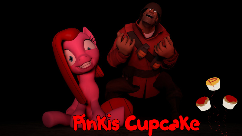 Size: 1920x1080 | Tagged: 3d, artist:theinvertedshadow, artist:tishadster, crossover, derpibooru import, gmod, painis cupcake, pinkie pie, pinkis cupcake, semi-grimdark, soldier, team fortress 2