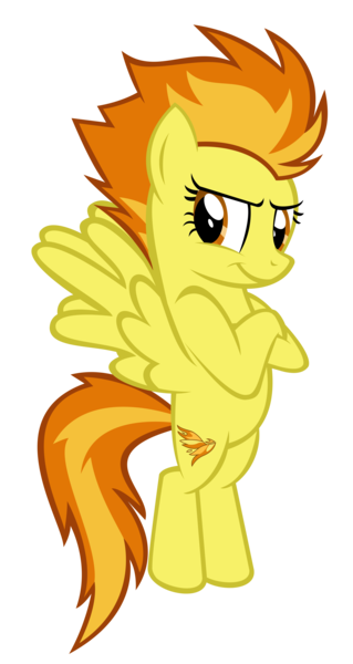 Size: 3664x6884 | Tagged: artist:kuren247, crossed hooves, derpibooru import, safe, simple background, solo, spitfire, transparent background, vector