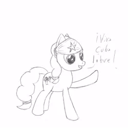 Size: 1000x1000 | Tagged: artist:datspaniard, cuba, derpibooru import, monochrome, nation ponies, oc, oc:cuba, ponified, safe, solo, unofficial characters only, viva cuba libre