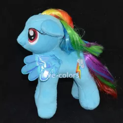 Size: 800x800 | Tagged: dead source, safe, derpibooru import, rainbow dash, pegasus, pony, fail, female, irl, mare, photo, plushie, solo, ty, you tried
