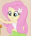 Size: 130x148 | Tagged: safe, derpibooru import, screencap, fluttershy, equestria girls, picture for breezies, solo