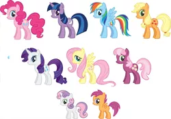 Size: 1909x1334 | Tagged: applejack, cheerilee, concept art, derpibooru import, fluttershy, leak, mane six, pinkie pie, rainbow dash, rarity, safe, scootaloo, sweetie belle, twilight sparkle, twilight twinkle