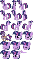 Size: 1024x2048 | Tagged: safe, derpibooru import, twilight sparkle, pony, unicorn, leak, concept art, female, mare, poses, raised hoof, simple background, transparent background