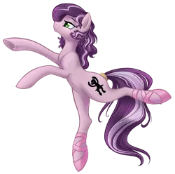 Size: 1280x1271 | Tagged: artist:skjolty, ballerina, ballet, dancing, derpibooru import, oc, oc:elise, safe, solo, unofficial characters only