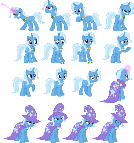 Size: 1042x1117 | Tagged: safe, artist:jeatz-axl, derpibooru import, trixie, pony, unicorn, magic duel, female, magic, mare, simple background, solo, transparent background, vector