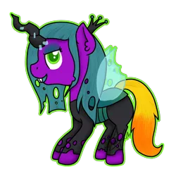 Size: 2500x2500 | Tagged: artist:saturnstar14, clothes, cosplay, costume, derpibooru import, oc, oc:purple strike, queen chrysalis, safe, solo