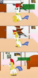 Size: 1093x2260 | Tagged: artist:hakar-kerarmor, ask four inept guardponies, derpibooru import, oc, oc:arrowhead, royal guard, safe, solo, unofficial characters only