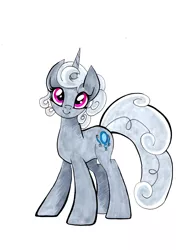 Size: 2550x3300 | Tagged: safe, artist:drawponies, derpibooru import, oc, oc:sterling silver, unofficial characters only, pony, unicorn, solo, traditional art