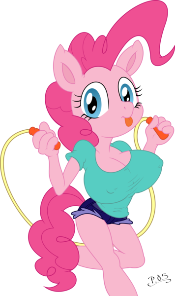 757224 Anthro Artistbhawk Artistmidnightblitzz Breasts Busty Pinkie Pie Clothes