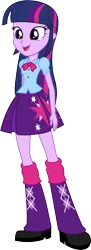 Size: 4076x11200 | Tagged: safe, artist:mewtwo-ex, derpibooru import, twilight sparkle, twilight sparkle (alicorn), equestria girls, .ai available, absurd resolution, boots, bowtie, clothes, cute, female, leg warmers, long hair, open mouth, pleated skirt, shoes, simple background, skirt, solo, transparent background, twiabetes, vector
