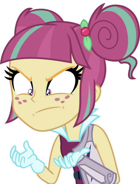 Size: 5230x6869 | Tagged: safe, artist:luckreza8, derpibooru import, sour sweet, equestria girls, friendship games, .svg available, absurd resolution, clothes, crystal prep academy, crystal prep shadowbolts, freckles, gloves, inkscape, simple background, solo, sour rage, sports, transparent background, vector