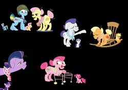 Size: 1024x720 | Tagged: age swap, applejack, artist:oliwia2514, derpibooru import, fluttershy, granny smith, mane six, palette swap, part of a set, pinkie pie, rainbow dash, rarity, role reversal, safe, twilight sparkle