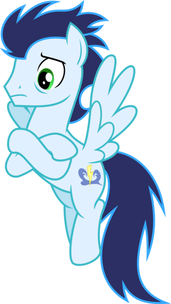 Size: 1600x2839 | Tagged: safe, alternate version, artist:chainchomp2, derpibooru import, soarin', pegasus, pony, rarity investigates, .svg available, alternate versions at source, butt wings, crossed arms, cute, high res, male, simple background, solo, stallion, transparent background, vector