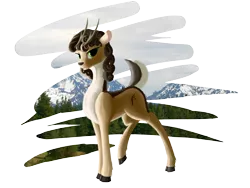 Size: 4000x3000 | Tagged: safe, artist:pony-way, derpibooru import, oc, oc:renne, unofficial characters only, deer, abstract background, anothervalleyofeverypony, doe, female, gift art, image, png, prpg, solo