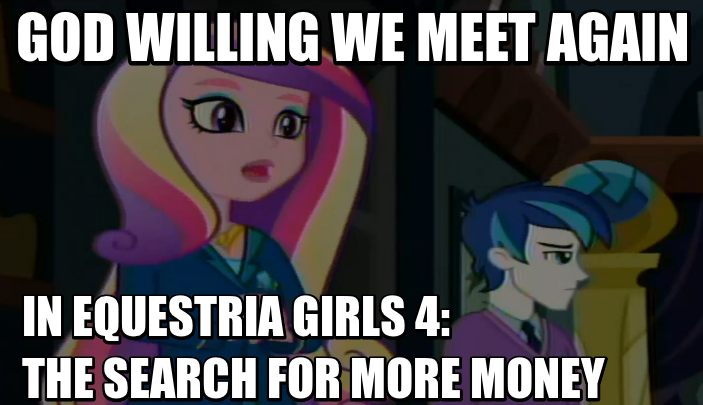 Size: 703x405 | Tagged: safe, derpibooru import, screencap, princess cadance, equestria girls, friendship games, alumnus shining armor, dean cadance, hilarious in hindsight, image macro, meme, movie reference, spaceballs the tag