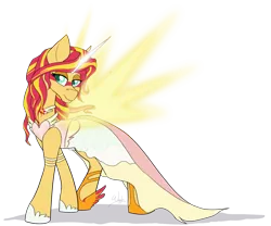 Size: 1400x1167 | Tagged: safe, artist:wiggles, derpibooru import, sunset shimmer, ponified, pony, equestria girls, friendship games, beautiful, daydream shimmer, equestria girls ponified, solo