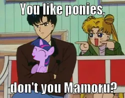 Size: 500x389 | Tagged: anime, chiba mamoru, darien shields, derpibooru import, filly, filly twilight sparkle, hilarious in hindsight, image macro, magical girl, manga, meme, pointing, safe, sailor moon, serena tsukino, tsukino usagi, twilight sparkle