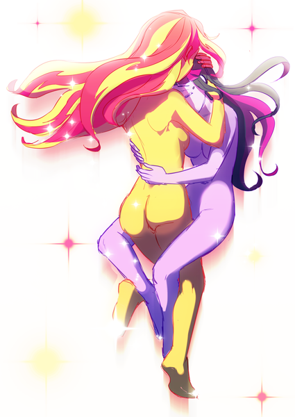 Size: 1280x1808 | Tagged: questionable, artist:rileyav, derpibooru import, sci-twi, sunset shimmer, twilight sparkle, equestria girls, friendship games, ambiguous penetration, ass, breasts, bunset shimmer, daydream shimmer, female, image, lesbian, midnight sparkle, midnightdaydream, nudity, png, practitioner of naturism, scitwishimmer, shipping, sunsetsparkle