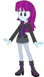 Size: 2380x4160 | Tagged: safe, artist:trohobo, derpibooru import, mystery mint, equestria girls, absurd resolution, background human, clothes, clothes swap, high heel boots, simple background, solo, transparent background