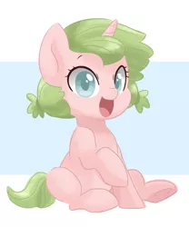 Size: 1589x1911 | Tagged: safe, artist:kianamai, derpibooru import, oc, oc:anthea, unofficial characters only, pony, unicorn, kilalaverse, adopted offspring, cute, female, filly, kilala97 is trying to murder us, next generation, ocbetes, offspring, parent:fluttershy, parent:oc:azalea, parent:oc:berry vine, parents:oc x oc, pigtails, solo, younger