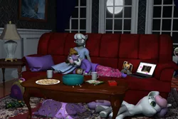 Size: 3000x2000 | Tagged: 3d, anthro, anthro ponidox, artist:tahublade7, barefoot, clothes, computer, cookie, couch, cream the rabbit, crossover, daz studio, derpibooru import, doll, feet, five nights at freddy's, fox, friendshipping, game boy, laptop computer, marionette, minecraft, movie night, nightgown, pajamas, pillow, plantigrade anthro, plushie, popcorn, safe, shipping, silverbelle, silver spoon, sleepover, slumber party, socks, sonic the hedgehog (series), space marine, sweetie belle, tangled (disney), toy, warhammer 40k, warhammer (game), when you see it