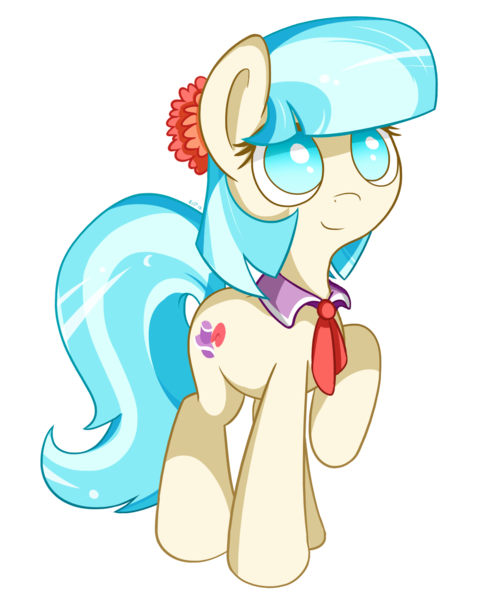 Size: 1207x1507 | Tagged: artist:flamevulture17, coco pommel, cute, derpibooru import, looking up, raised hoof, safe, simple background, smiling, solo, transparent background