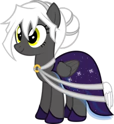 Size: 1102x1201 | Tagged: safe, artist:zacatron94, derpibooru import, oc, oc:captain white, unofficial characters only, pegasus, pony, clothes, dress, female, gala dress, mare, simple background, solo, transparent background