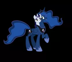 Size: 3977x3425 | Tagged: safe, artist:theunknowenone1, derpibooru import, moonlight raven, princess luna, pony, unicorn, black background, conjoined, female, fusion, hanging out, lesbian, mare, moonluna, shipping, simple background, two heads