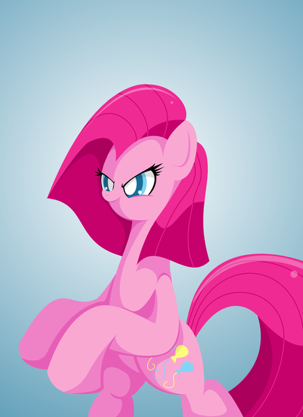 Size: 1275x1754 | Tagged: safe, artist:burnt-sprinkles, derpibooru import, pinkie pie, pinkamena diane pie, smiling, solo